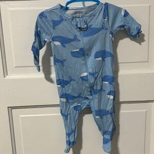 Carter's Blue Whale Print Footie